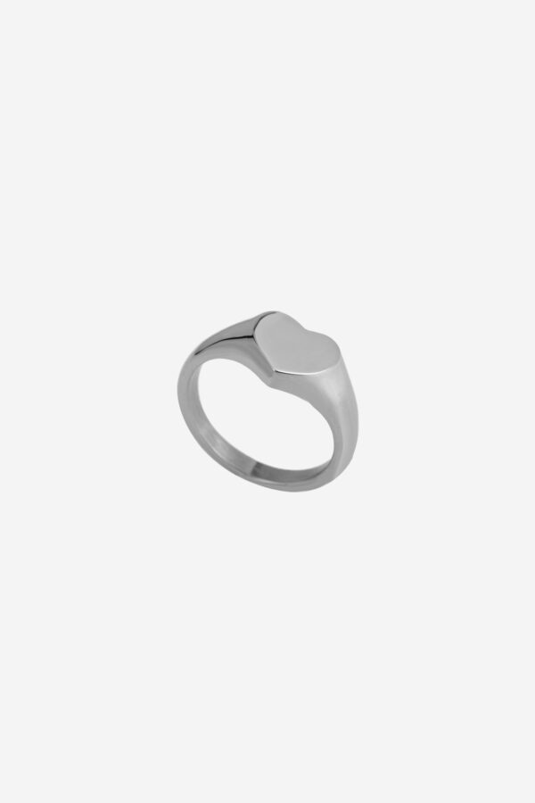 Heart-Ring-Silver