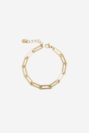 Link-Bracelet-Single-Chain-Gold