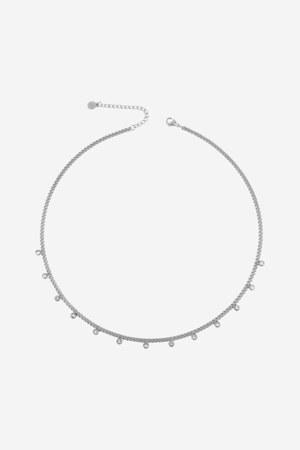 Strass_Single_Necklace_Silver