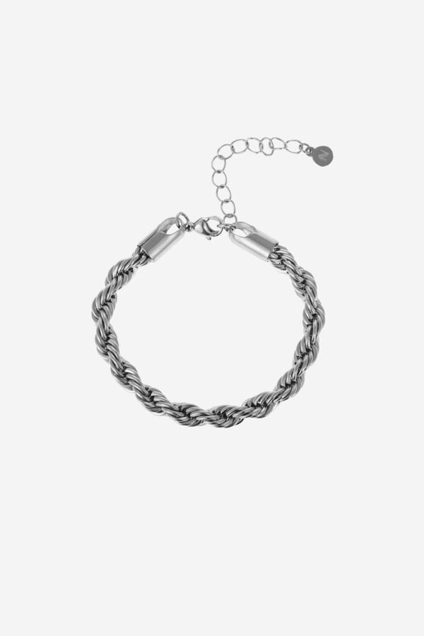 Bold-Rope-Bracelet-Silver