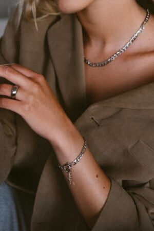 Figaro-Chain-Bracelet-Silver