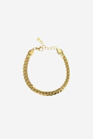 Flat_Chain_Bracelet_Gold