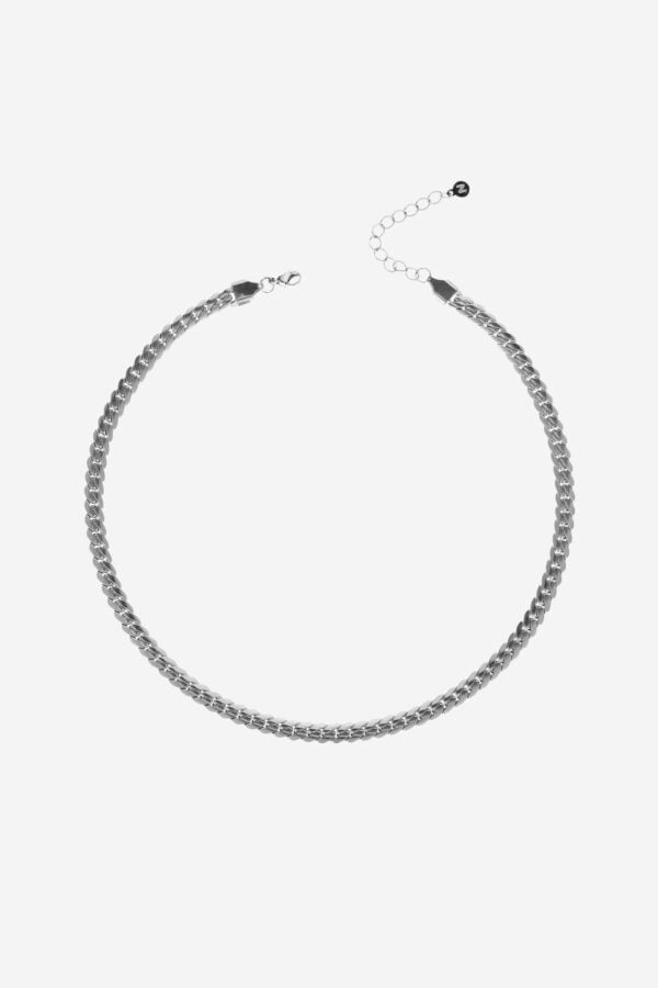 Flat_Chain_Necklace_Silver