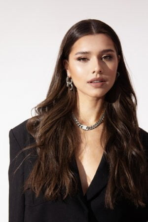 Chunky-Chain-Earrings-Silver