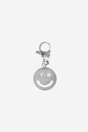 Smiley-Charm-Silver