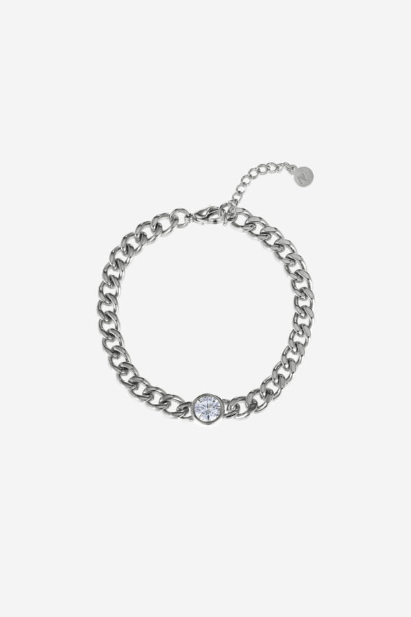 Clear-Stone-Bracelet-Silver