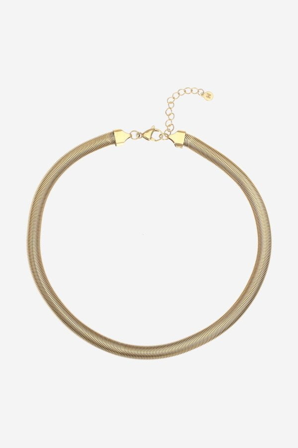 Bold-Snake-Chain-Necklace-Gold