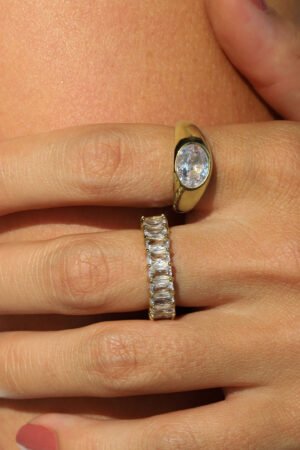 White-Chunky-Strass-Ring-Gold