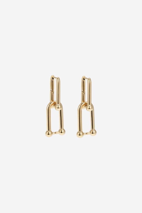 Link-Earrings-Gold