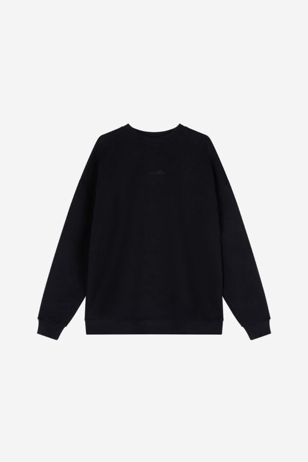 SWAETER-BLACK-FRONT-LOGO