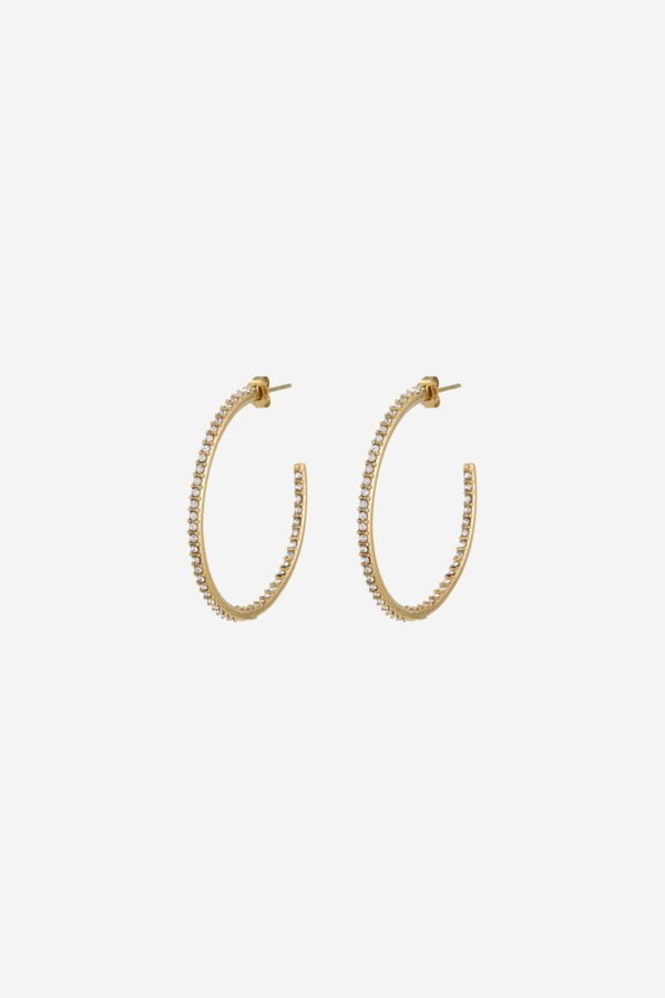 Thin-Pave-Hoops-Gold