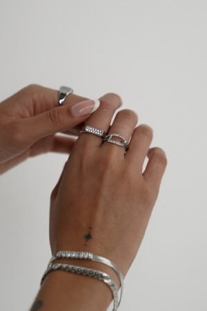 Strass-Oval-Link-Ring-Silver (1)