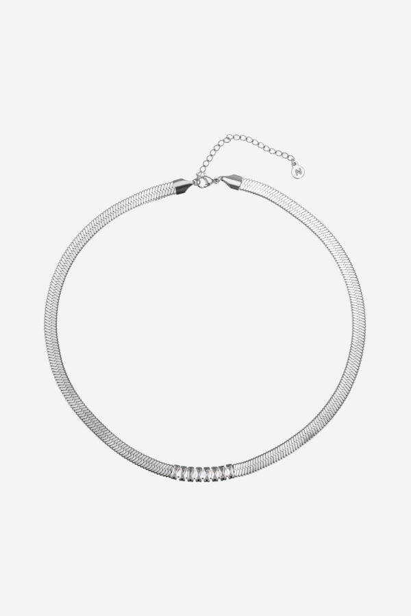 Strass-Studded-Snake-Necklace-Silver (1)