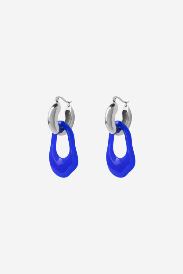 Blue-Statement-Earring-Silver