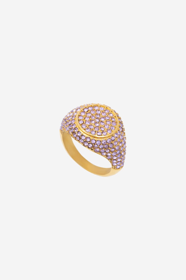Lilac-Strass-Ring