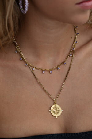 Lilac-Strass-Single-Necklace