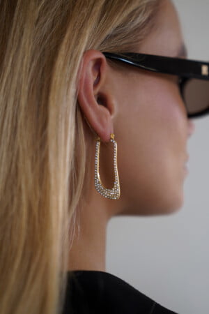Wavy-Strass-Earrings-Gold