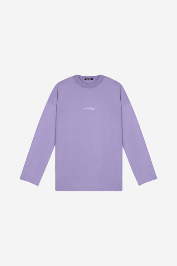 Oversized-Longsleeve-Lilac-Front