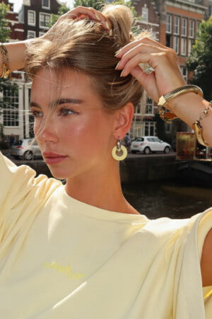 Yellow-Statement-Earrings-Silver-1
