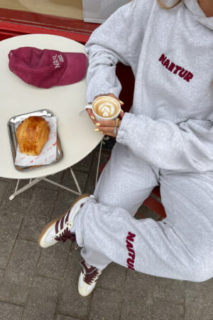 Hoodie Grey Melange 1